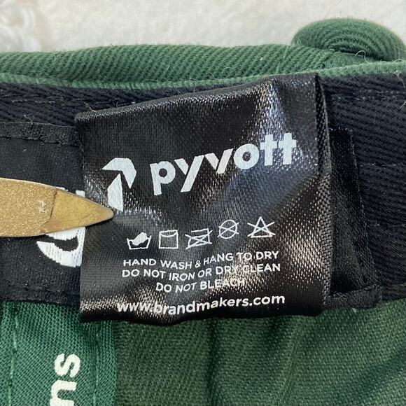 PYVOTT GRUNS Unisex Hat Ballcap Green Sz OS Casual Sporty Streetwear Cosplay - Picture 4 of 8
